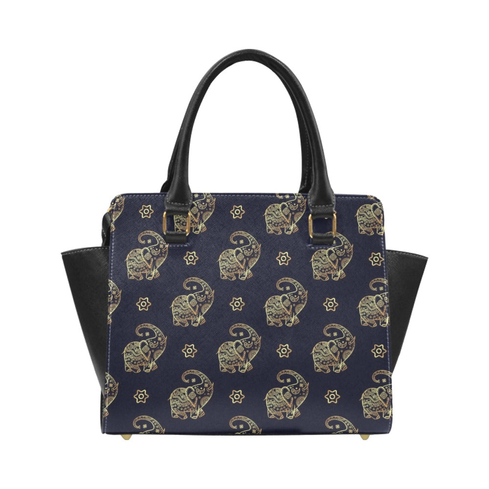 Brown Designer Shoulder Bag - Elephant | Diana Ulanova | Women-Bags.com